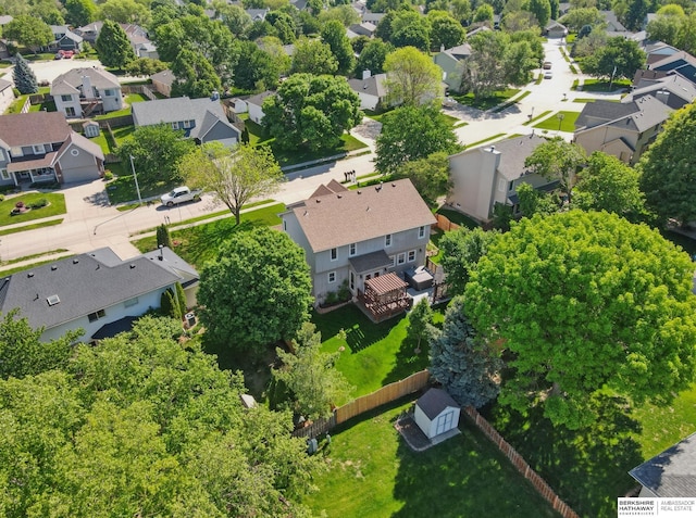 2103 John St, Papillion, NE 68133 - aerial perspective of suburban area