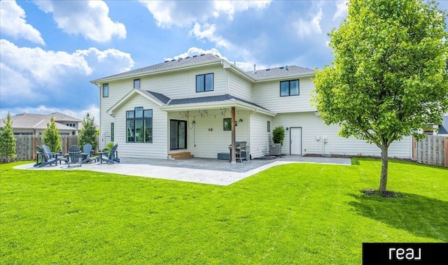 18880 Patrick Cir, Elkhorn, NE 68022 - rear view of property featuring a patio area