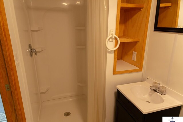 5 Fairview Dr, York, NE 68467 - full bathroom featuring a shower stall and vanity