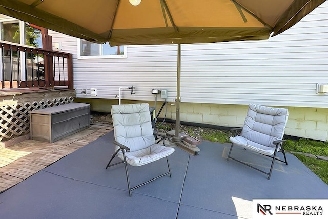 view of patio