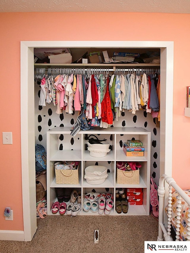 view of closet