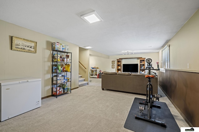 3041 Orwell St, Lincoln, NE 68516 - exercise area featuring carpet flooring and baseboards