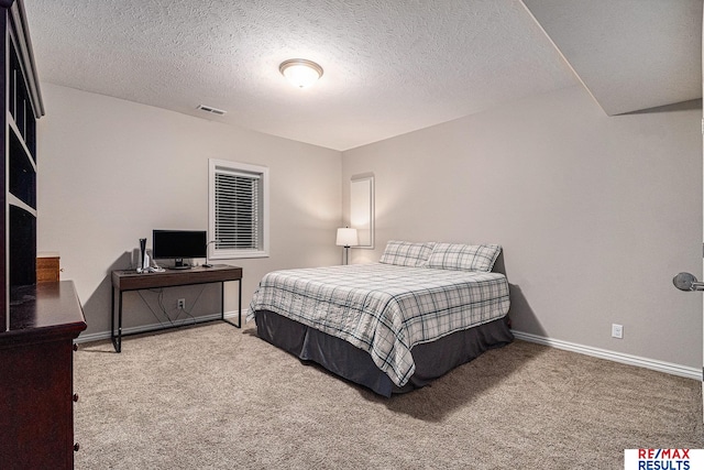 948 S 198th St, Omaha, NE 68022 - carpeted bedroom with baseboards and a textured ceiling