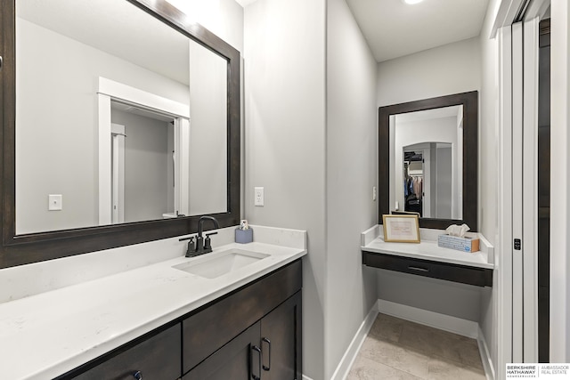 11412 S 122nd St, Papillion, NE 68046 - bathroom featuring vanity and baseboards