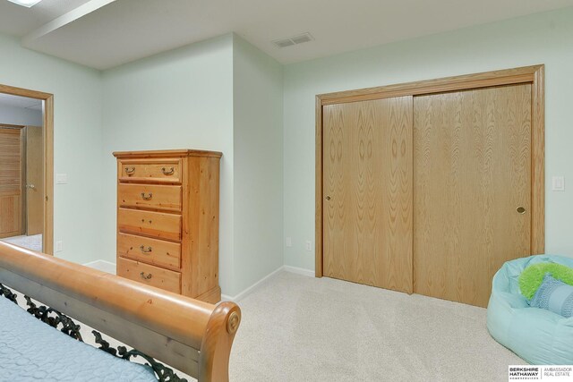 9901 S 176th St, Omaha, NE 68136 - bedroom featuring carpet flooring, a closet, and baseboards
