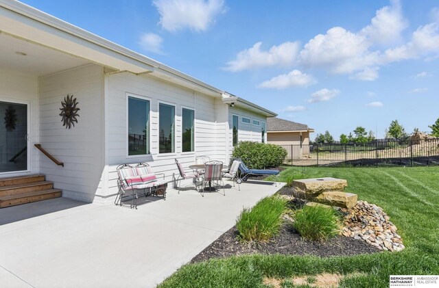 4803 N 192nd Ave, Elkhorn, NE 68022 - view of yard with a patio area and entry steps