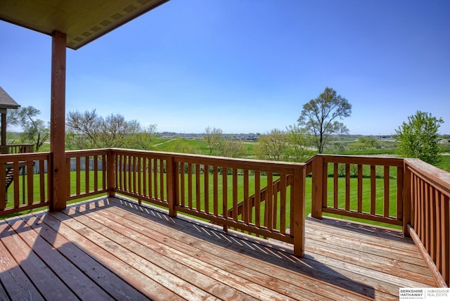 8902 N 161st Ave, Bennington, NE 68007 - view of wooden terrace