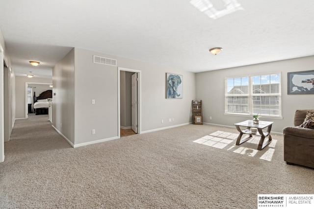 8917 N 157th St, Bennington, NE 68007 - living area featuring carpet flooring and baseboards
