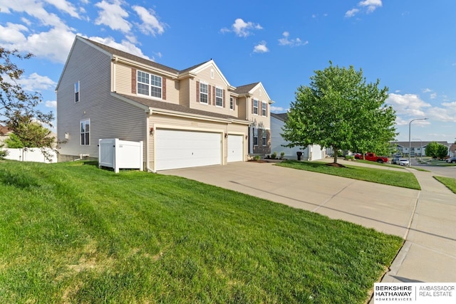 8917 N 157th St, Bennington, NE 68007 - view of front facade featuring an attached garage and concrete driveway
