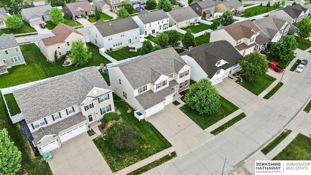 8917 N 157th St, Bennington, NE 68007 - aerial view of residential area