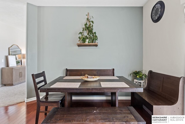 8917 N 157th St, Bennington, NE 68007 - dining space with wood-type flooring