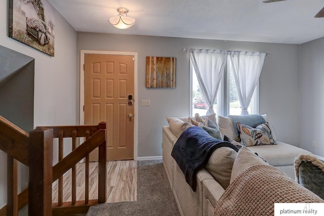 13253 Josephine St, Omaha, NE 68138 - carpeted living area featuring baseboards