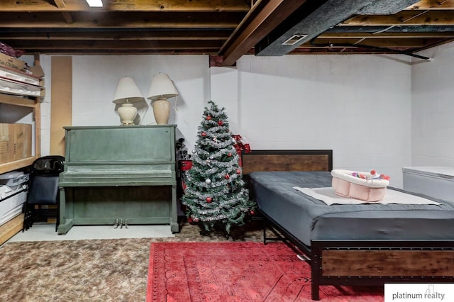 13253 Josephine St, Omaha, NE 68138 - below grade area featuring concrete block wall