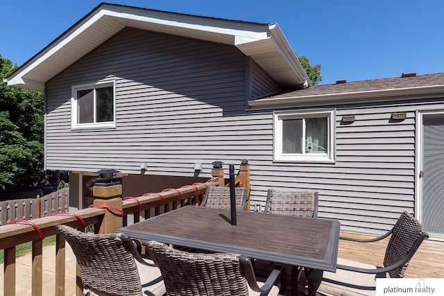 13253 Josephine St, Omaha, NE 68138 - deck featuring outdoor dining space
