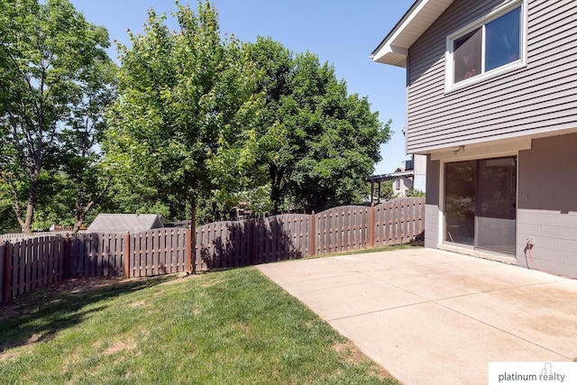 13253 Josephine St, Omaha, NE 68138 - view of yard with a patio and a gate