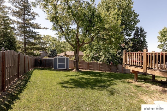 13253 Josephine St, Omaha, NE 68138 - view of yard with a deck
