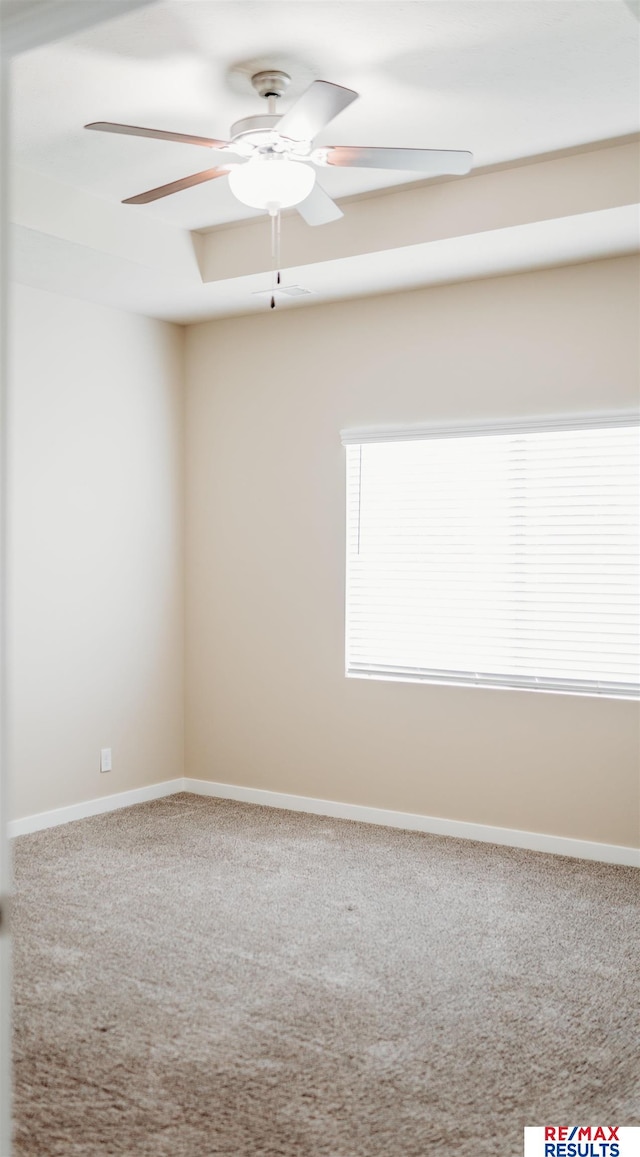 7202 N 167th Ave, Bennington, NE 68007 - empty room with carpet floors, ceiling fan, and baseboards