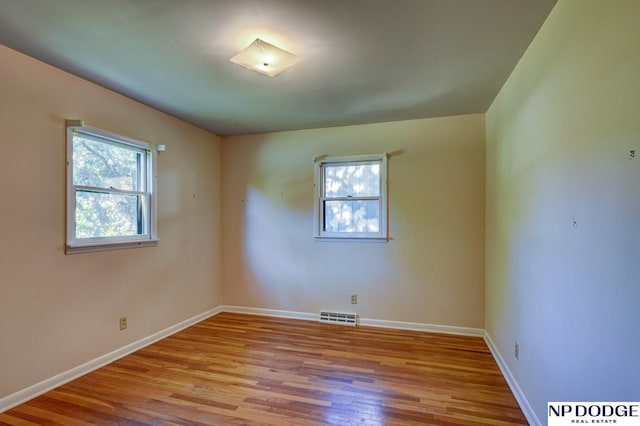 2352 Lincoln St, Blair, NE 68008 - empty room featuring wood finished floors and baseboards