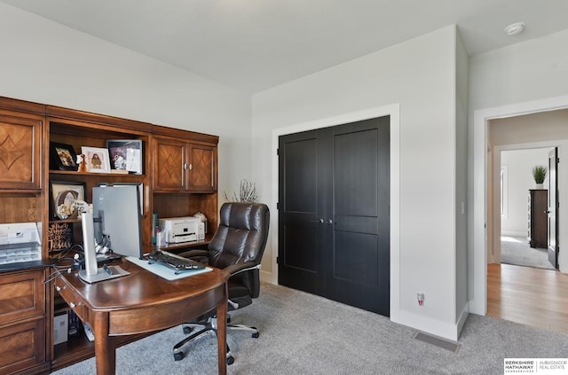 5508 N 208th St, Elkhorn, NE 68022 - office with light carpet and baseboards
