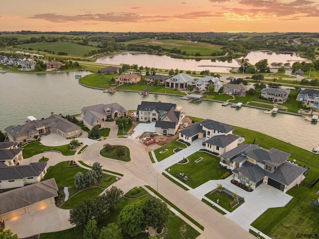 12604 N 178th Cir, Bennington, NE 68007 - aerial perspective of suburban area with a nearby body of water