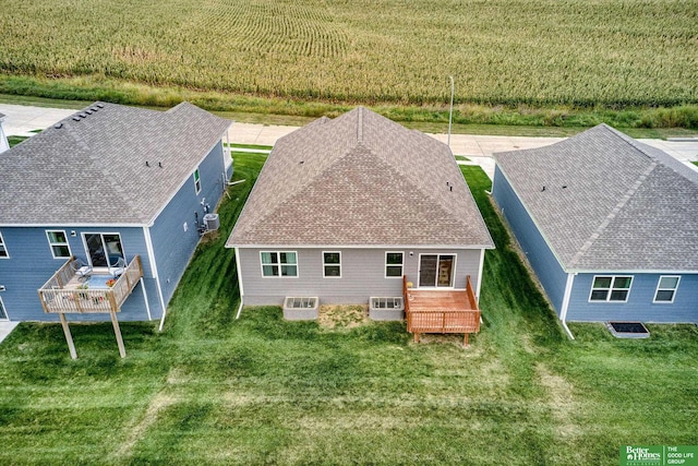 4411 Schilling Dr, Bellevue, NE 68123 - view from above of property