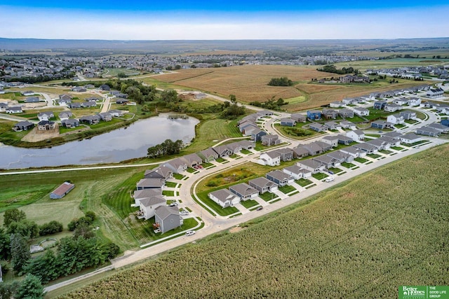 4411 Schilling Dr, Bellevue, NE 68123 - aerial view of property's location featuring a large body of water and nearby suburban area
