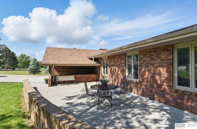 17819 Nicholas Rd, Plattsmouth, NE 68048 - view of patio