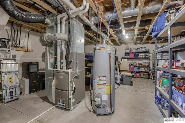 2310 Acorn Dr, Plattsmouth, NE 68048 - utilities with gas water heater and heating unit