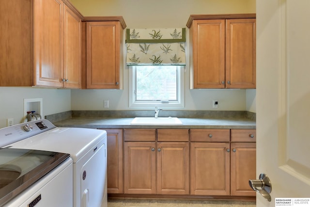 1414 S 189th Ct, Omaha, NE 68130 - laundry area featuring cabinet space and washing machine and clothes dryer