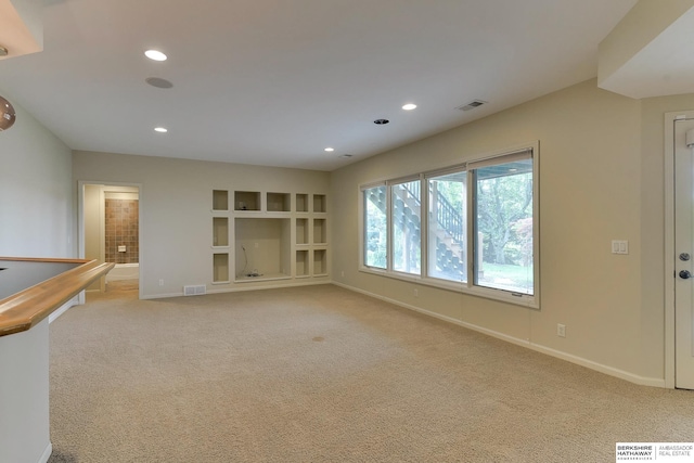 1414 S 189th Ct, Omaha, NE 68130 - empty room with recessed lighting, baseboards, and light colored carpet