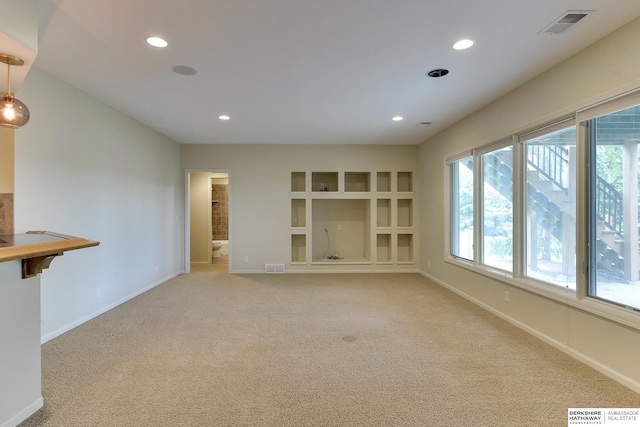 1414 S 189th Ct, Omaha, NE 68130 - spare room featuring baseboards, recessed lighting, and light carpet