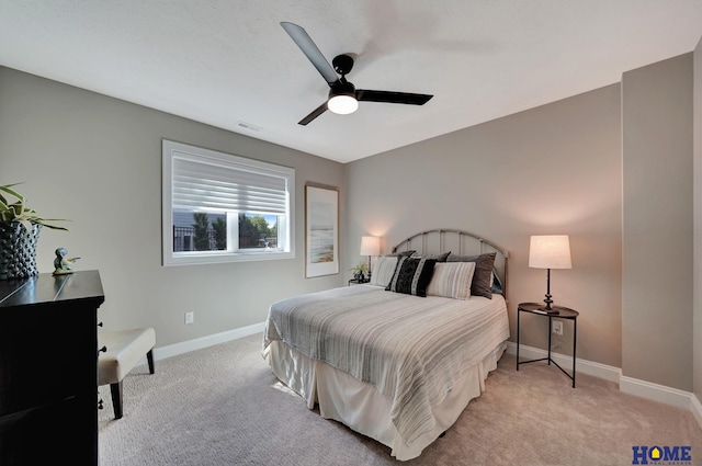 8947 Himark Ln, Lincoln, NE 68526 - carpeted bedroom featuring baseboards and ceiling fan