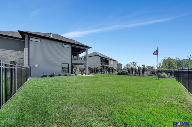 8947 Himark Ln, Lincoln, NE 68526 - view of yard featuring a balcony