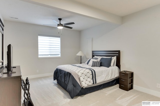 18108 Locust St, Elkhorn, NE 68022 - carpeted bedroom featuring baseboards and a ceiling fan