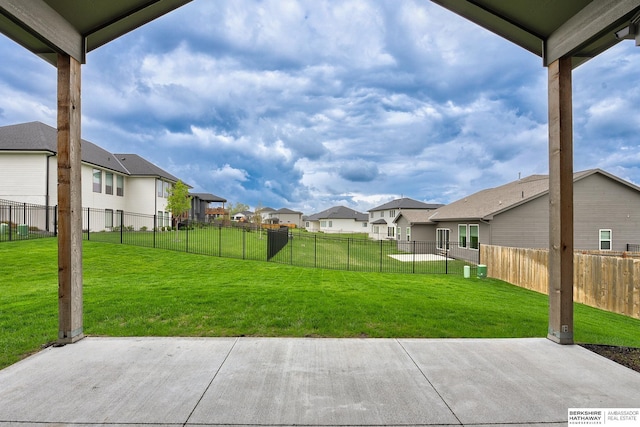 18108 Locust St, Elkhorn, NE 68022 - view of yard with a residential view and a patio
