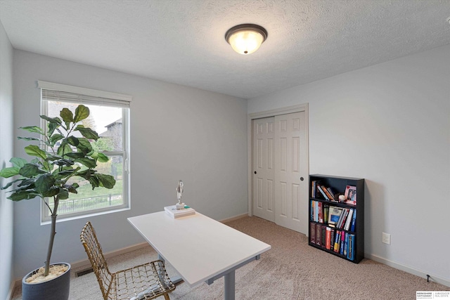 18652 Van Camp Dr, Omaha, NE 68130 - office space featuring carpet floors, baseboards, and a textured ceiling