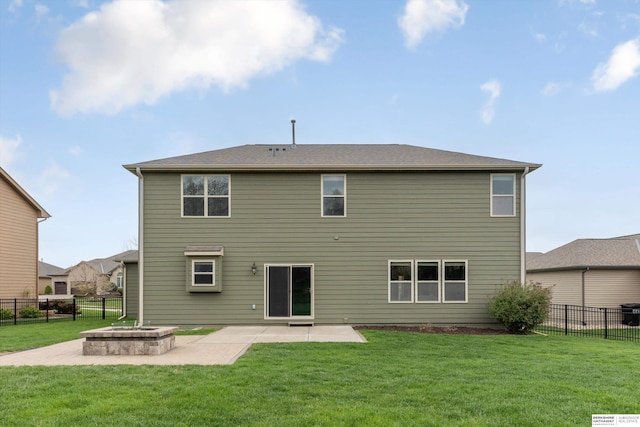 18652 Van Camp Dr, Omaha, NE 68130 - rear view of house featuring a patio