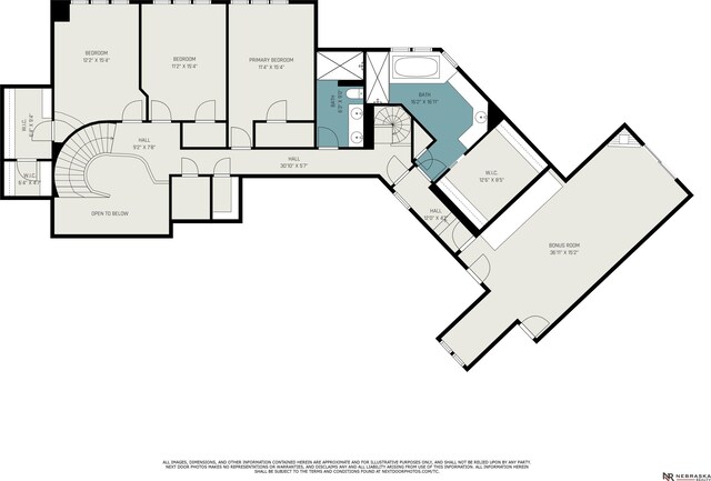 1125 Stone Creek Dr, Blair, NE 68008 - room layout