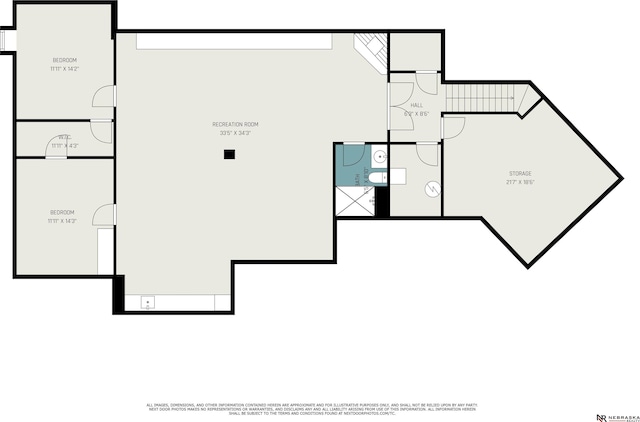 1125 Stone Creek Dr, Blair, NE 68008 - property floor plan