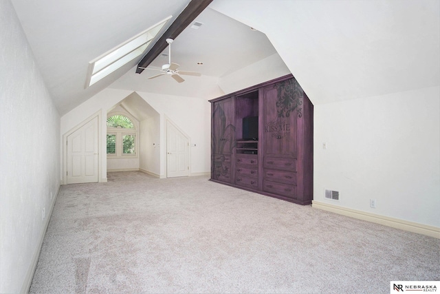 1125 Stone Creek Dr, Blair, NE 68008 - bonus room with carpet, ceiling fan, and baseboards