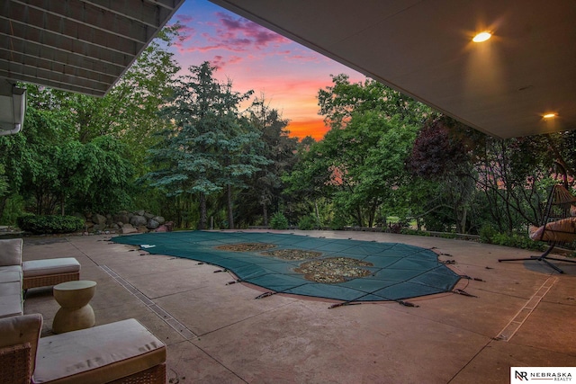 1125 Stone Creek Dr, Blair, NE 68008 - view of swimming pool featuring a patio and a covered pool