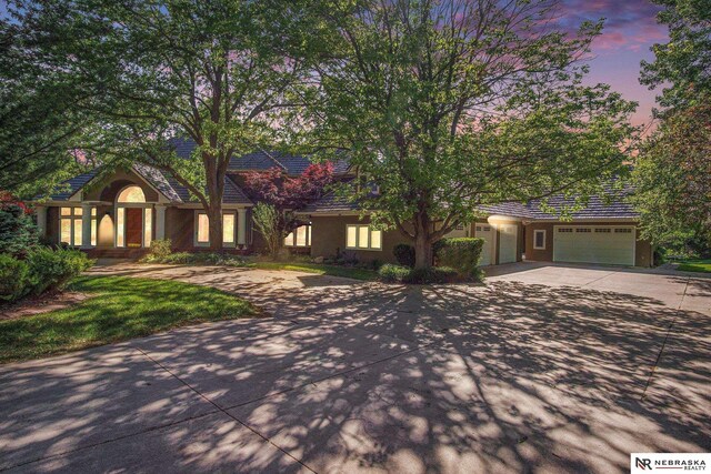 1125 Stone Creek Dr, Blair, NE 68008 - view of front of house with concrete driveway and an attached garage