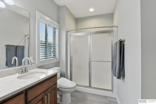2614 N 191st Ave, Omaha, NE 68022 - full bath with a shower stall, toilet, and vanity