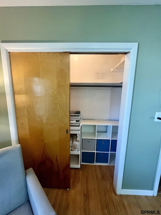 view of closet