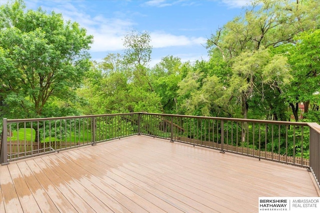 view of deck