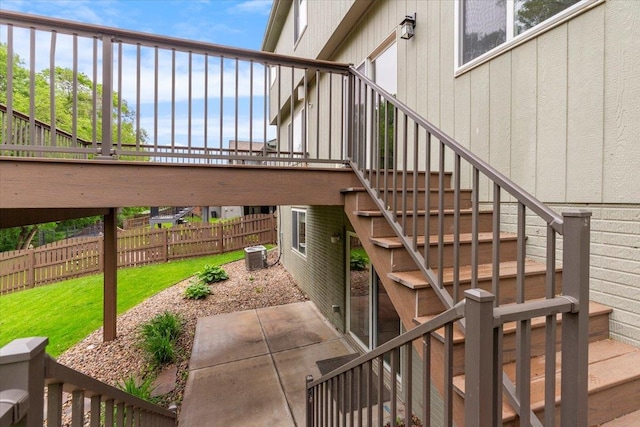 view of stairs
