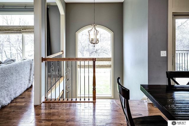 3400 Firethorn Ter, Lincoln, NE 68520 - dining area featuring a chandelier and plenty of natural light