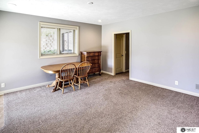 3400 Firethorn Ter, Lincoln, NE 68520 - dining space with baseboards and carpet floors