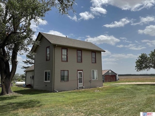 12800 SW 72nd Rd, Dewitt, NE 68341 - rear view of house featuring a yard