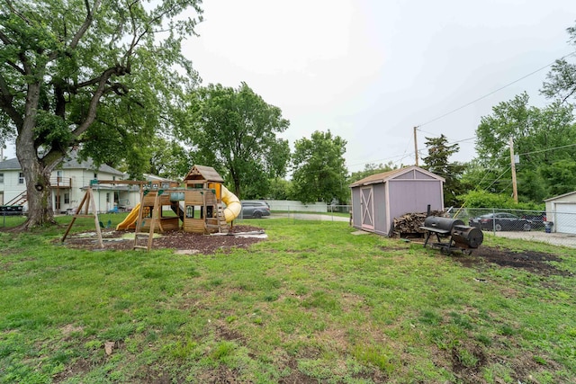 1822 N 60th St, Omaha, NE 68104 - view of yard featuring a playground